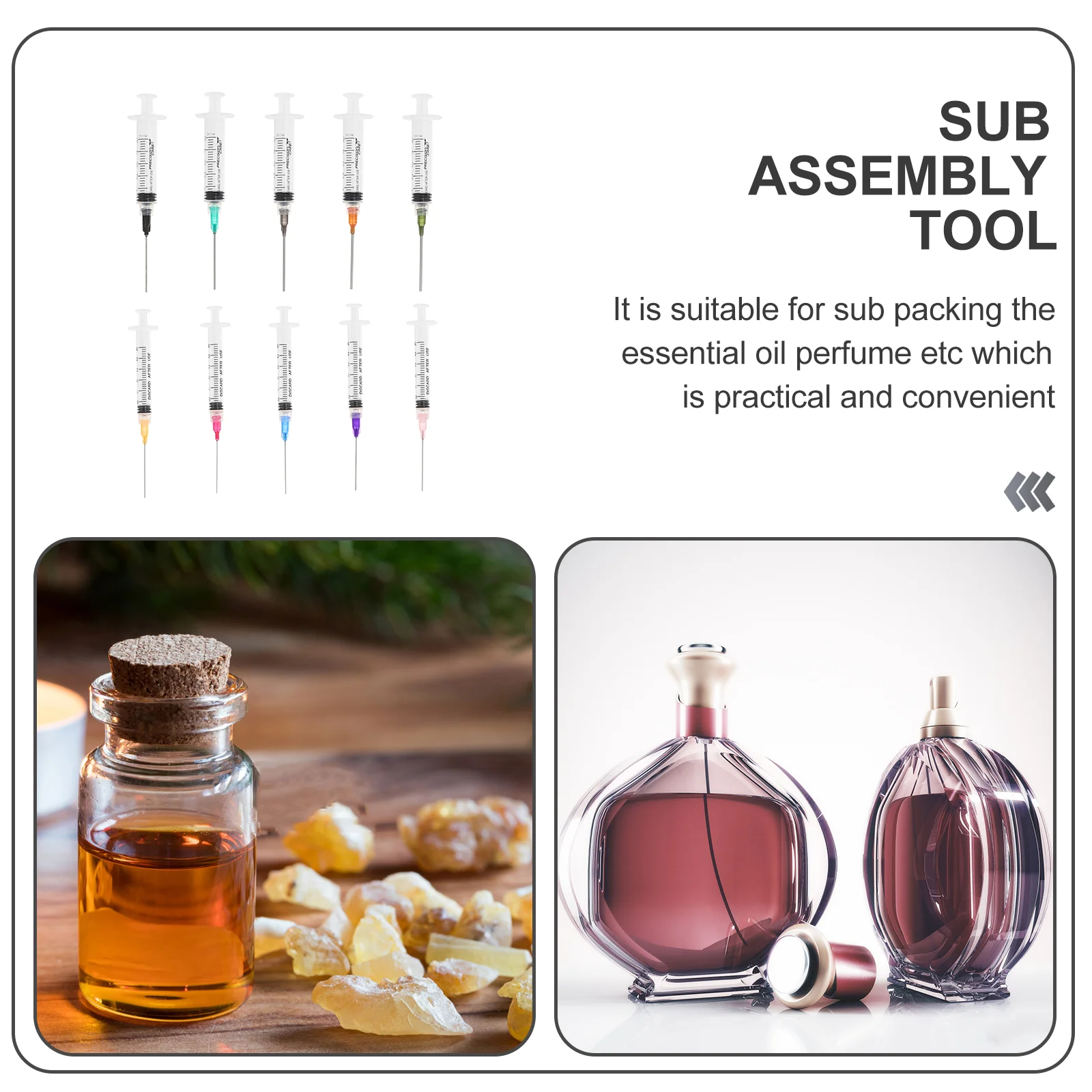 Perfume Bottle Syringe Sub Package Accessory Essential Oil Tool Home Use DIY Packing Tools