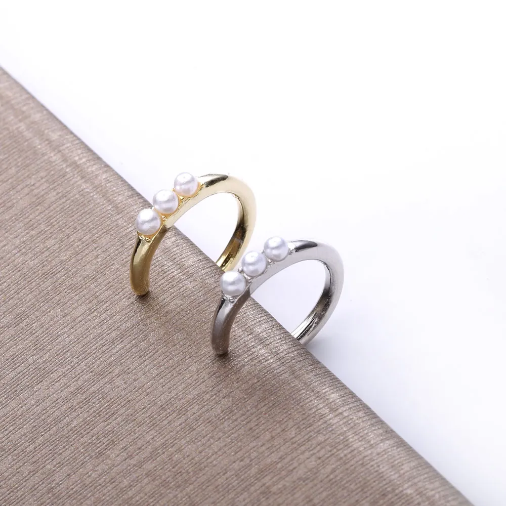 SHADOWHUNTERS ريال 925 فضة كلاسيكي الأذن الكفة للنساء مجوهرات الأزياء أقراط كريستال تشيكوسلوفاكيا كليب على الأذنين لا ثقب #5