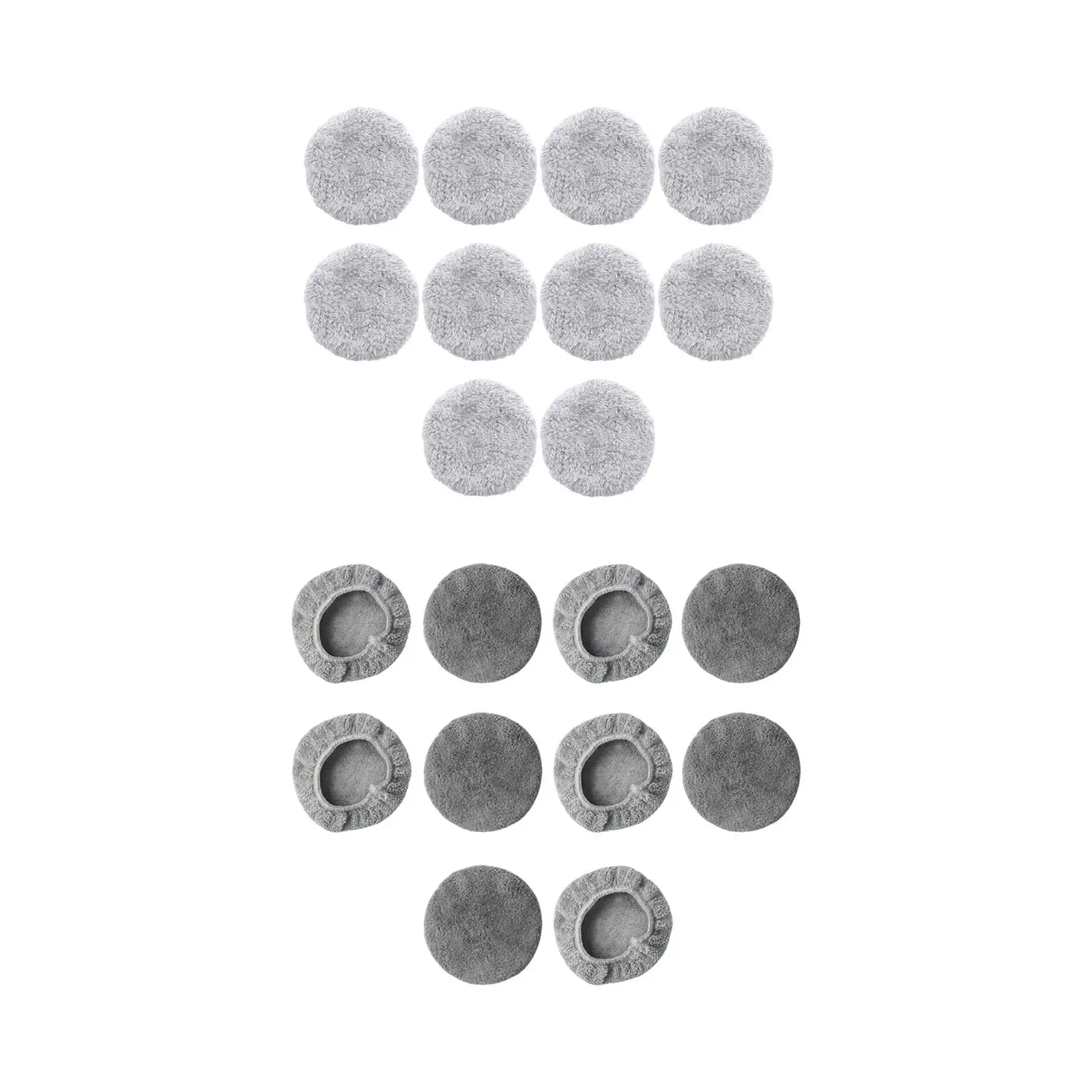 10x Replacement Pads for Window Cleaning Robot Window Cleaner Robot Mop Cleaning Cloth Microfiber Cloth for Door Glass Tile