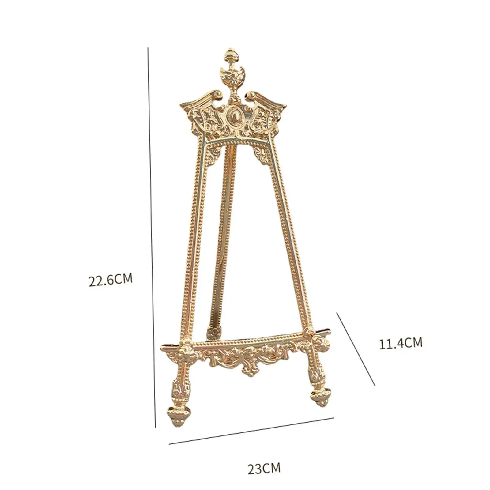 Easel Plate Holder Photo Display Stand Picture Display Rack Portable Holder Vintage for Picture Frame Home Decoration