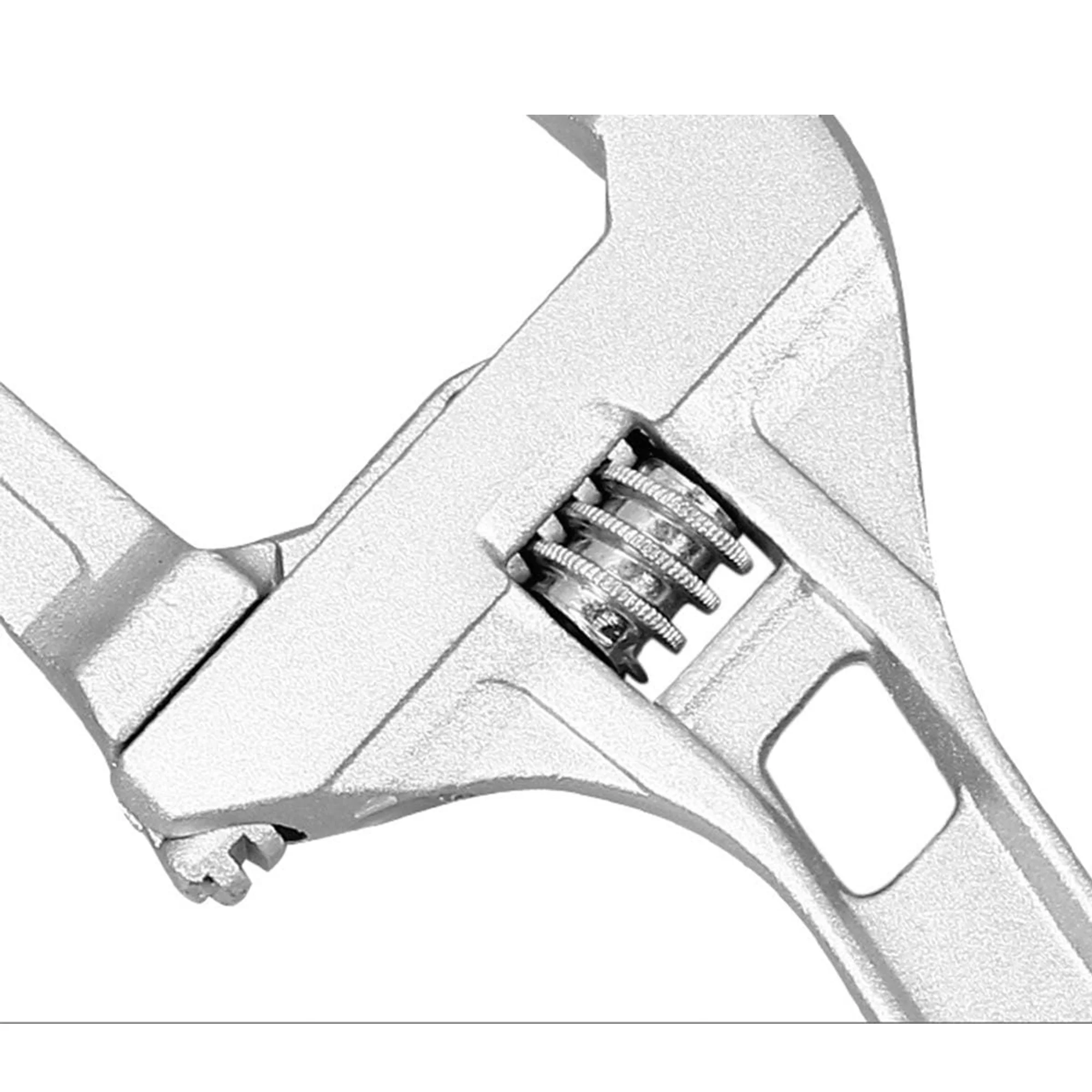 مفتاح حمام قابل للتعديل - مفتاح ربط عالمي متعدد الوظائف من سبائك الألومنيوم لإزالة صامولة الأنابيب والبرغي