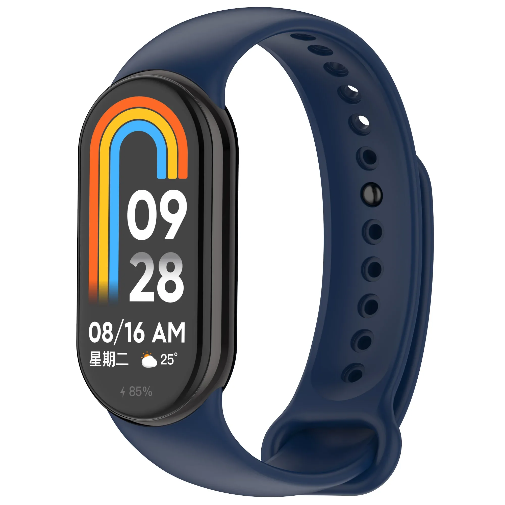 Weiches offizielles Silikonarmband für Xiaomi Mi Band 10, Sport-Smart-Armband, Armband, Mi Band 8 9, Ersatzband, Zubehör, Gürtel
