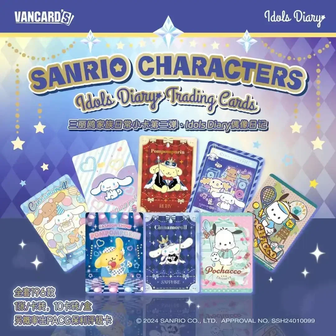 Vancardel\'s VOL.2 Sanrio Cards idoli diario Anime Collection Cards Mistery Box giochi da tavolo giocattoli regali di compleanno per ragazzi e ragazze