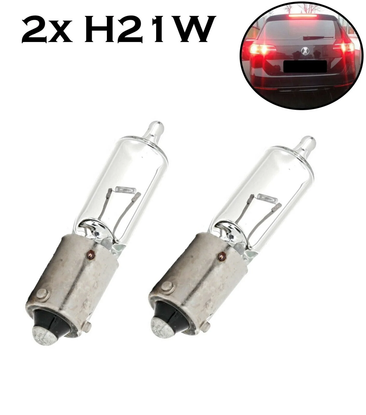 1156 BAY9S H21W 12V 24V 21W Halogen Brake Indicator Signal Lamp Car Light Bulb Quartz Glass Auto Clearance Light