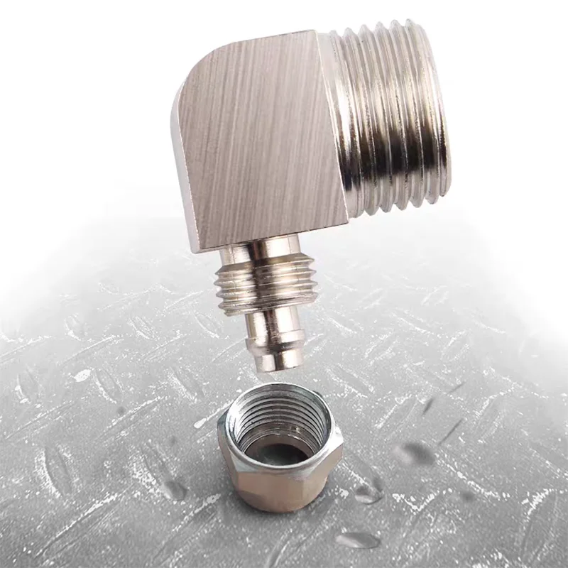 1pc PL Elbow 4 6 8 10 12mm Hose Quick Twist 1/8