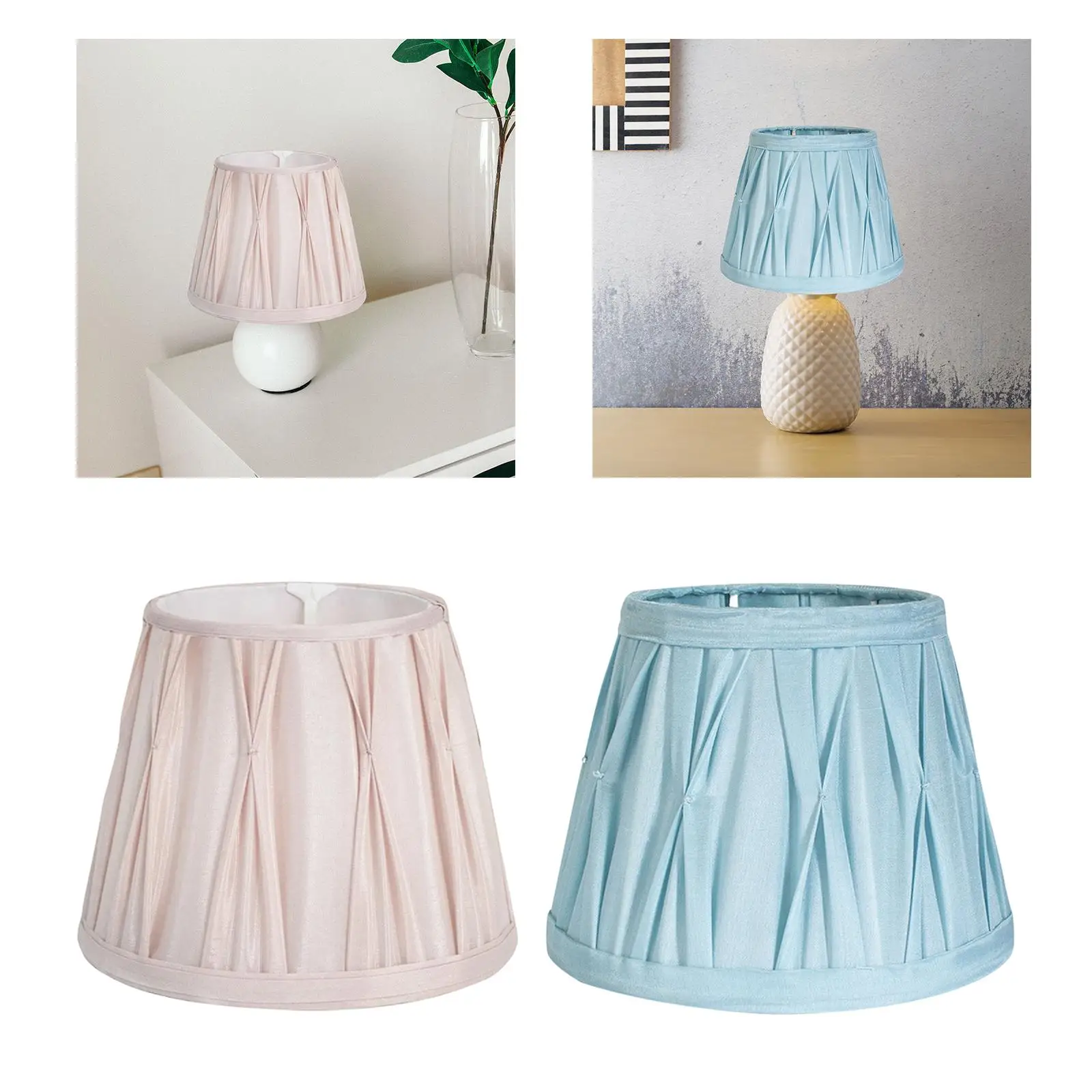 Decorative Drum Lampshade Light Cover Minimalist Fixture for Floor Lamp Bedroom Cafe E