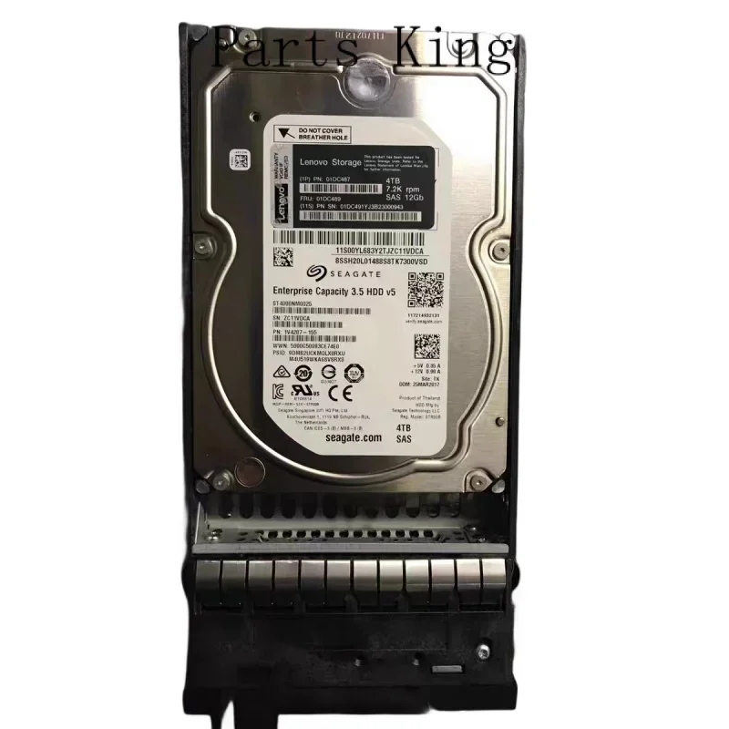 Para Lenovo 01DC487 01DC489 SAS 3,5"; 4TB 7200 RPM 12,0 Gb/S
