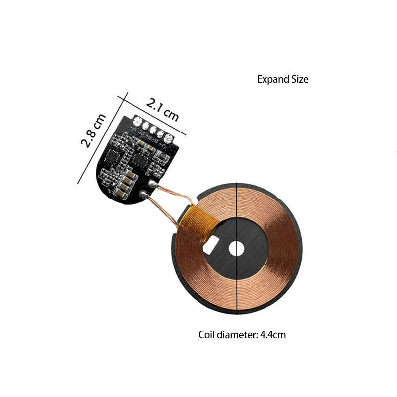 15W High Power Wireless Charger Module Transmitter PCBA Circuit Board with Coil Support Fast Charging