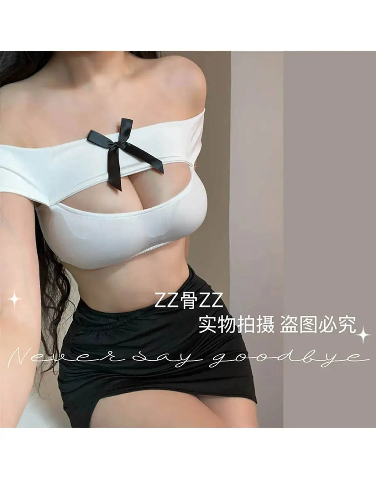 Primavera Nuovo Sexy Puro Desiderio delle Donne Hollow Una Spalla T-Shirt + Vestito Diviso Elegante Moda Dolce Donne Coreane 2025 Nuove Magliette E Camicette H29