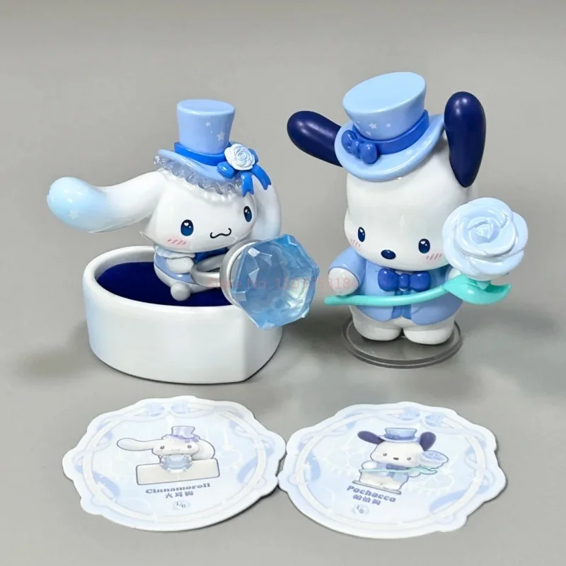 New Arrival Romantic Wedding Series Blind Box Kawaii Kitty Melody Cinnamoroll Desktop Decoration Trendy Gift For Girls In Stock