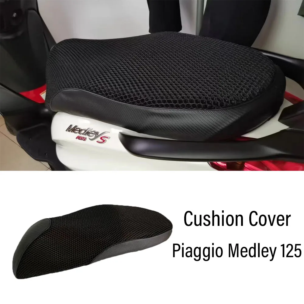 Motorcycle New Fit Piaggio Medley 125 Medley125  Seat Cover Cushion Cover Breathable Cushion For Piaggio Medley 125 Medley125