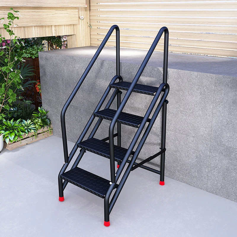Household ladder, climbing step stool, herringbone ladder, handrail stool Industrial ladder folding step stair ladder