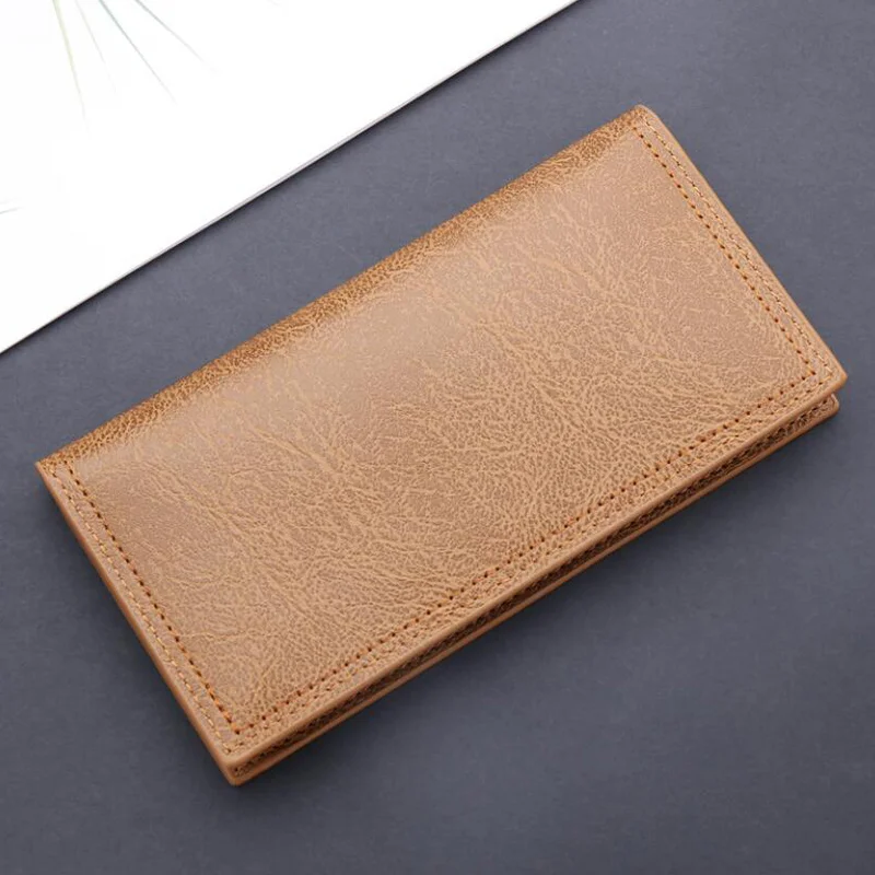 

Men Wallets Long Style High Quality Card Holder Male Purse Large Capacity Brand PU Leather Wallet For Cash Pocket