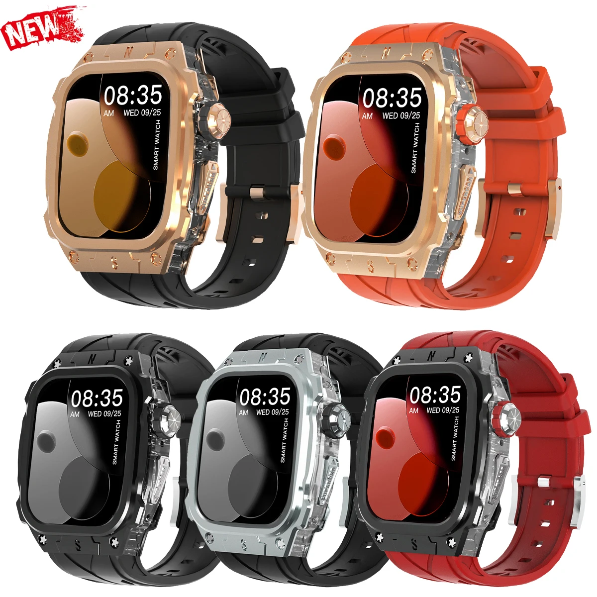 Pulseira + caixa de metal para apple watch 10 46mm, pulseira com capa resistente para apple watch 10 46mm, capa protetora completa