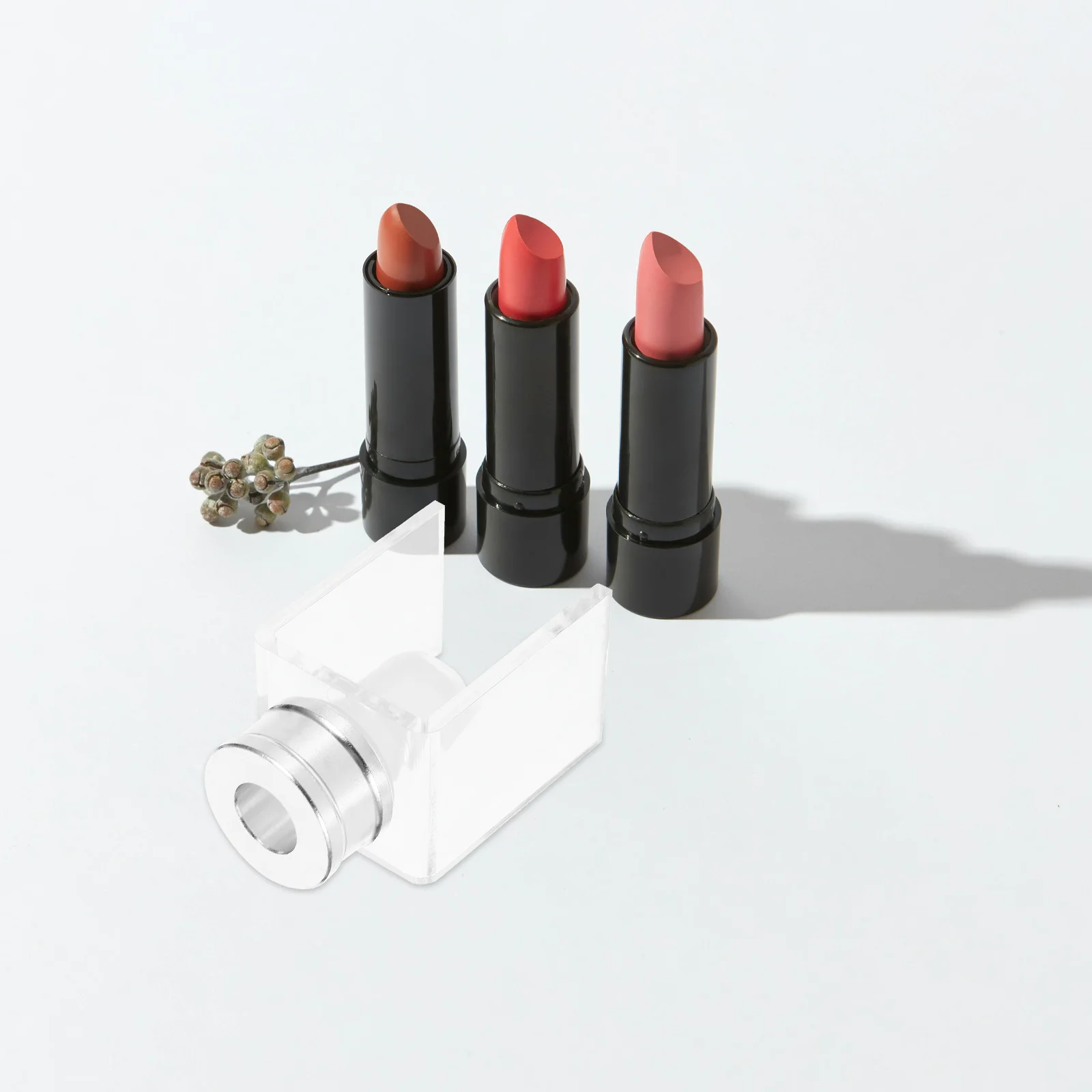 2 セットリップクリーム DIY モールドキット詰め替え可能な口紅チューブ容器自然な作成のための漏れ防止スナップ閉鎖 DIY 化粧品