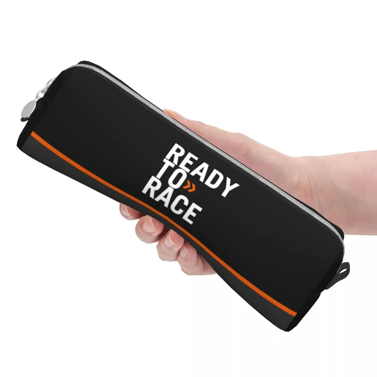 Motor Ready To Race Enduro Cross Motocross Pencil Case Lovely Pen Box Bags Girls Boys  Students School Cosmetic Pencilcases