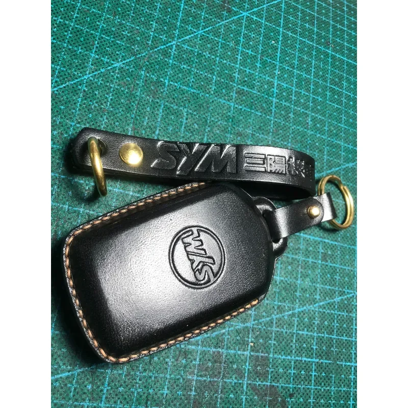 for Sanyang TL500 for MAXSYM400 Handmade Cowhide Leather Key Cover Motorcycle Modified Key Case
