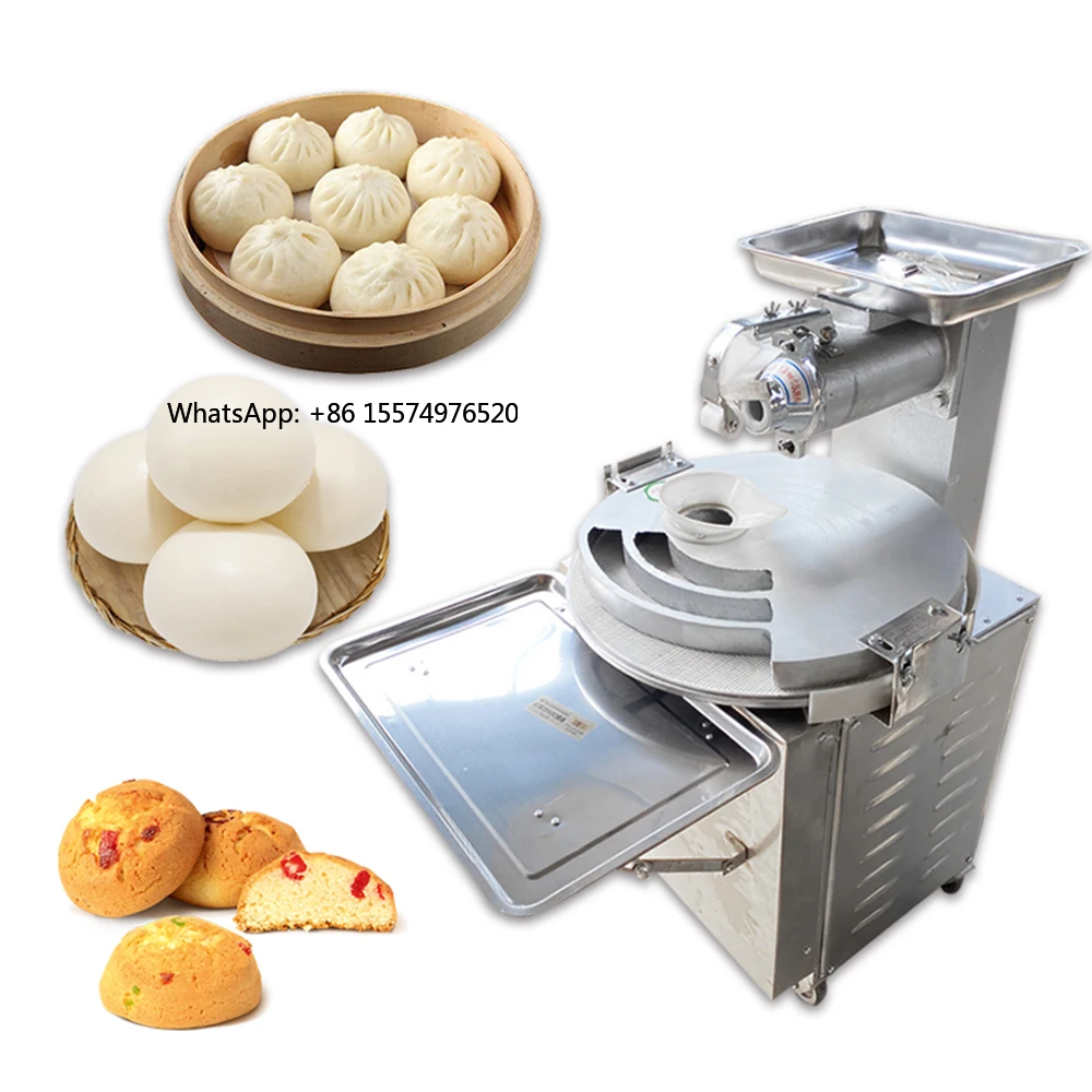 60 Pcs/min Bread Dough Ball Machine Making Commercial Dough Rounder Machine Berad Rounding Pizza Dough Divider Cutting Machine