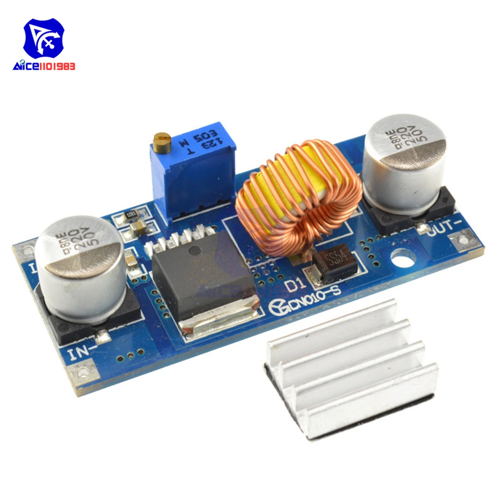 XL4015E1 5A DC-DC Buck Step-down Module Step-down Circuit DC To DC Voltage Step Up Down-converter Voltage And Current Regulator