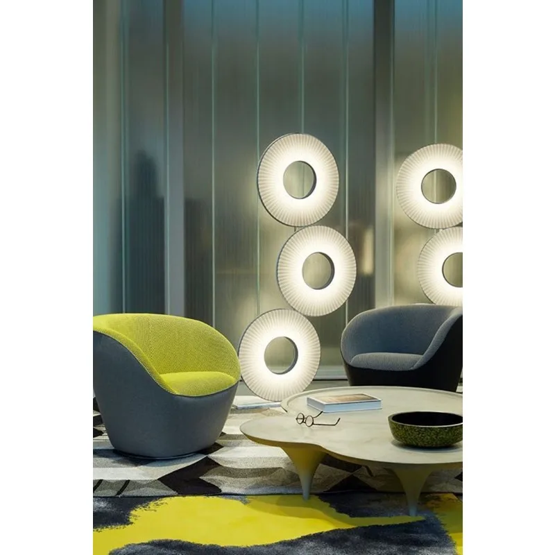 Living room sofa side ambient vertical lamp, creative Nordic homestay Zen bedroom fabric artist floor lamp