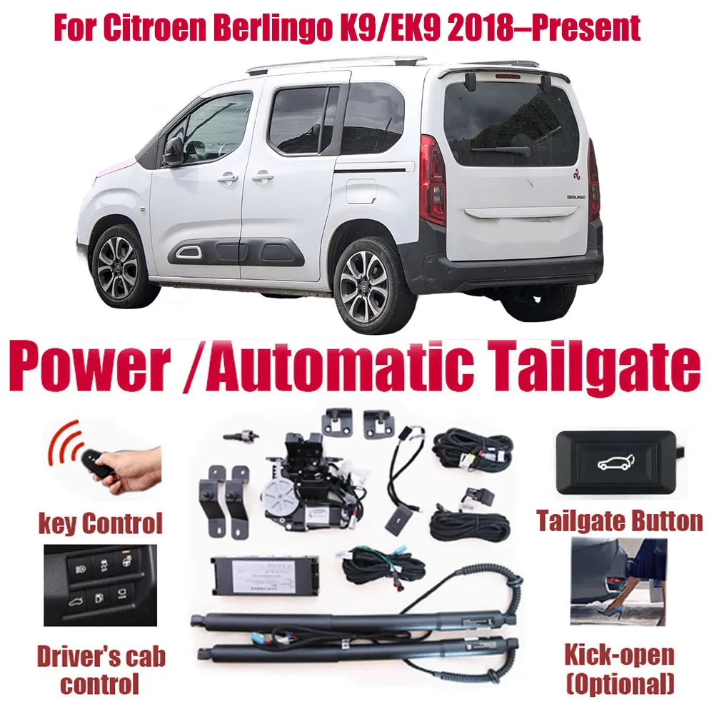 For Citroen Berlingo K9/EK9 2018–Present Car Automatic Lifting kit Opening Trunk Electric Lift Tailgate
