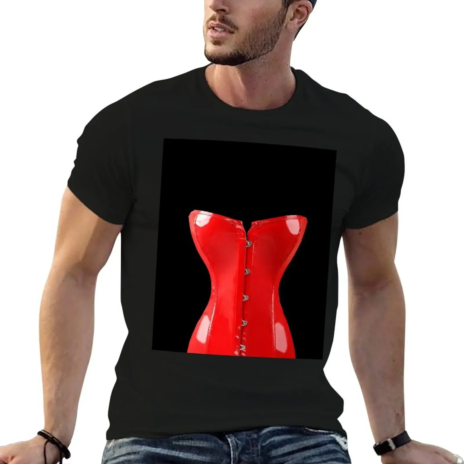 

Corset T-Shirt Short sleeve tee oversized t shirt vintage t shirts mens t shirts top quality