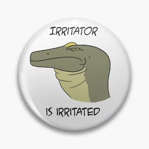 Irritator Is Irritated  Soft Button Pin Decor Funny Clothes Brooch Hat Collar Fashion Creative Cartoon Lover Lapel Pin Metal