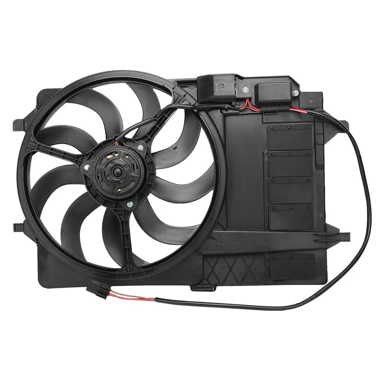 Radiator Condensor Cooling Fan Assembly For Mini Cooper 1.6L 2003-08 17117541092