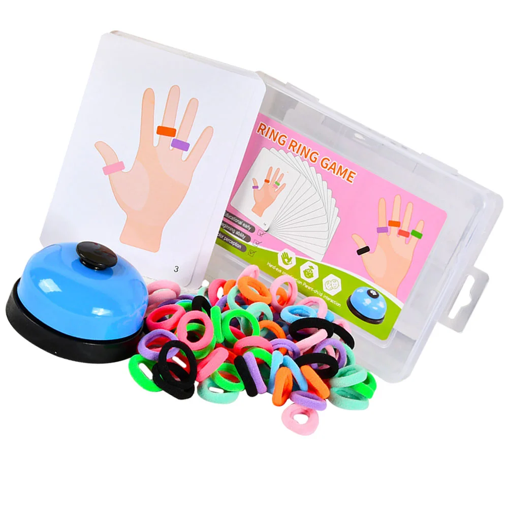 Ring Game Finger Hand Grip Toys Playthings Fidget Colorful Puzzle Child