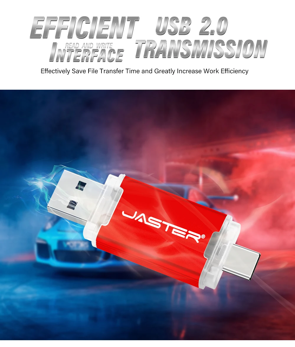 Top Quality USB Flash Drives 128GB 64GB Pen Drive Real Capacity Pendrive 8GB Type-c 2 IN 1 Memoria USB Stick 8G USB for Phone/PC