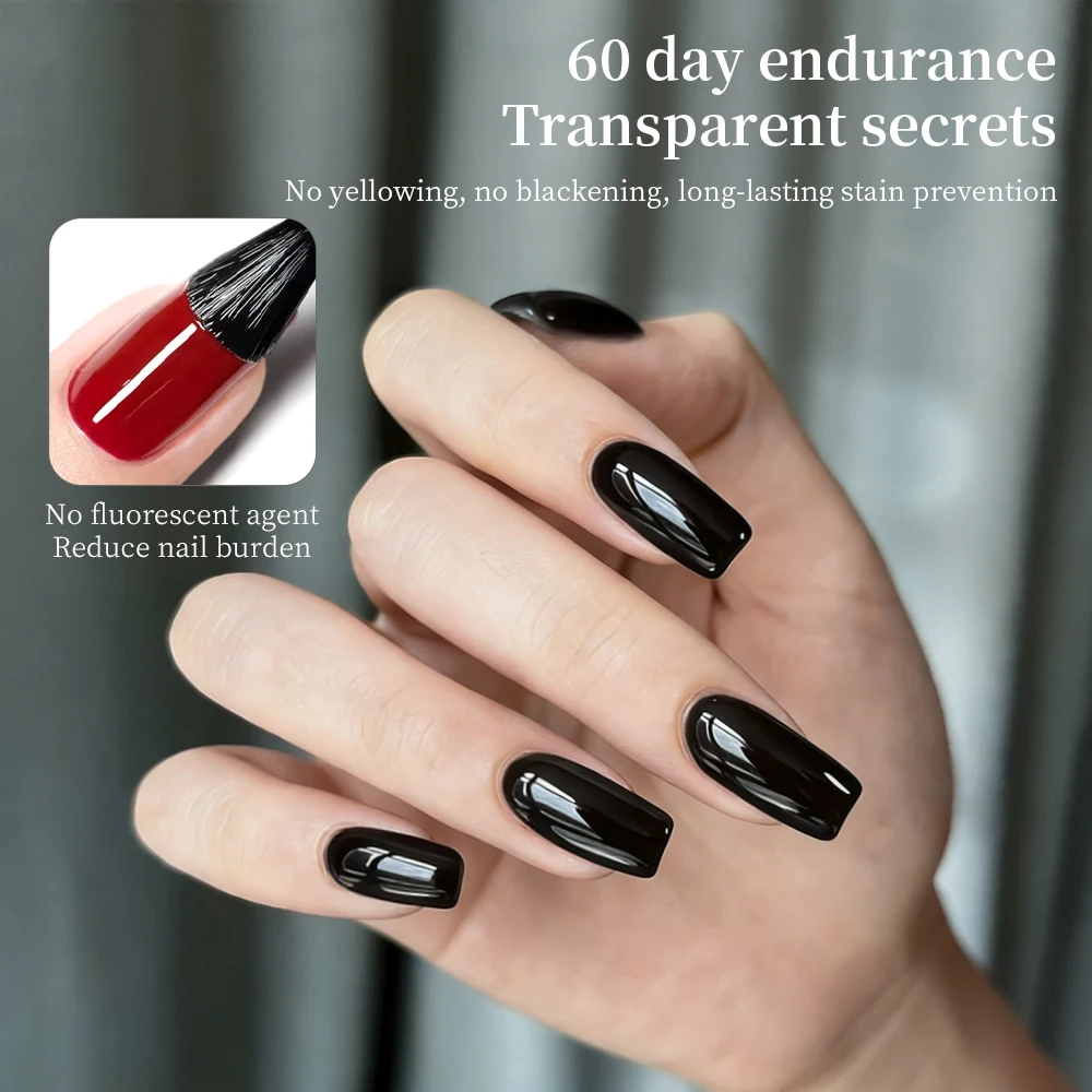 12ml Multi-Purpose Nail Gel Bonder Flexible Gel Base Coat Non-Wipe Clear Top Coat Gel Clear Resin Foundation Gel For Uv Nails