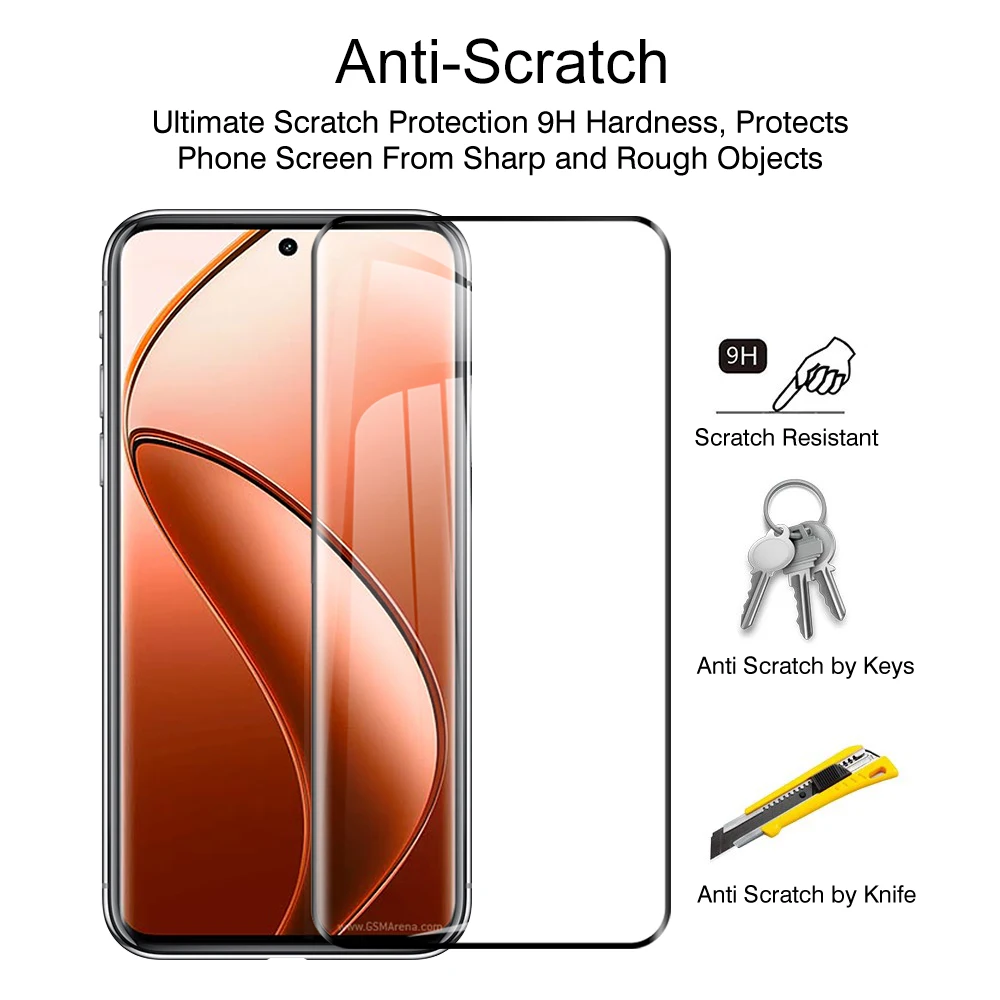 4in1 For Realme 12 Pro Plus 2024 20D 3D Curved screen protector realm12pro 12proplus protective glass 6.7 inches HD Camera Glass