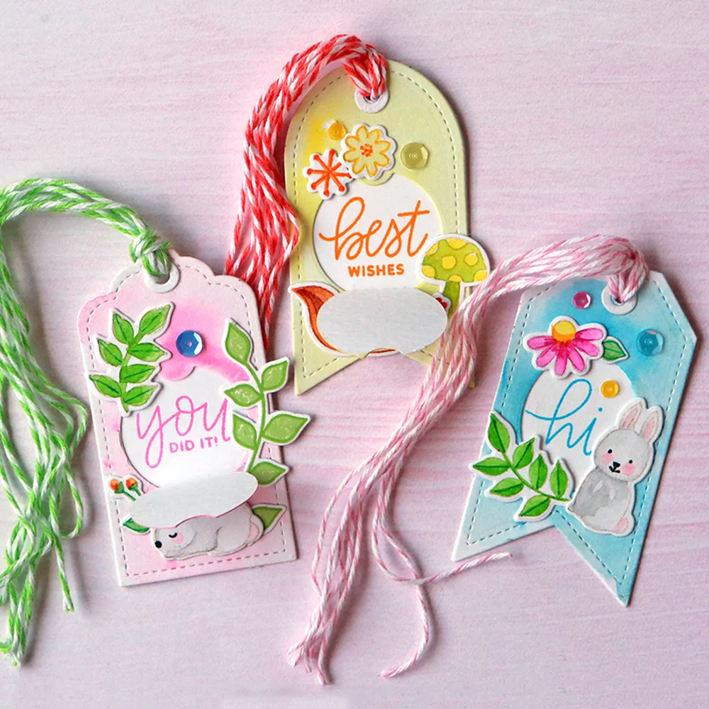 Metal Cutting Dies Tag Collection diy Scrapbooking Photo Album Decorative Embossing PaperCard Die