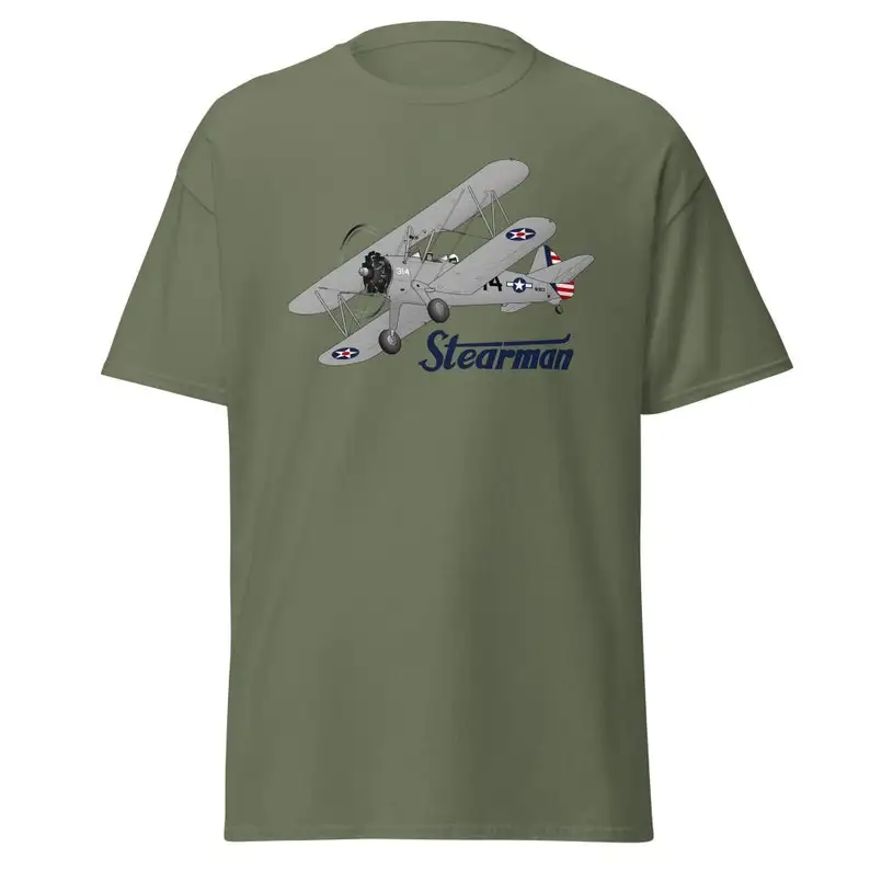 Stearman FSX1 Airplane T-shirt Personalized with Your