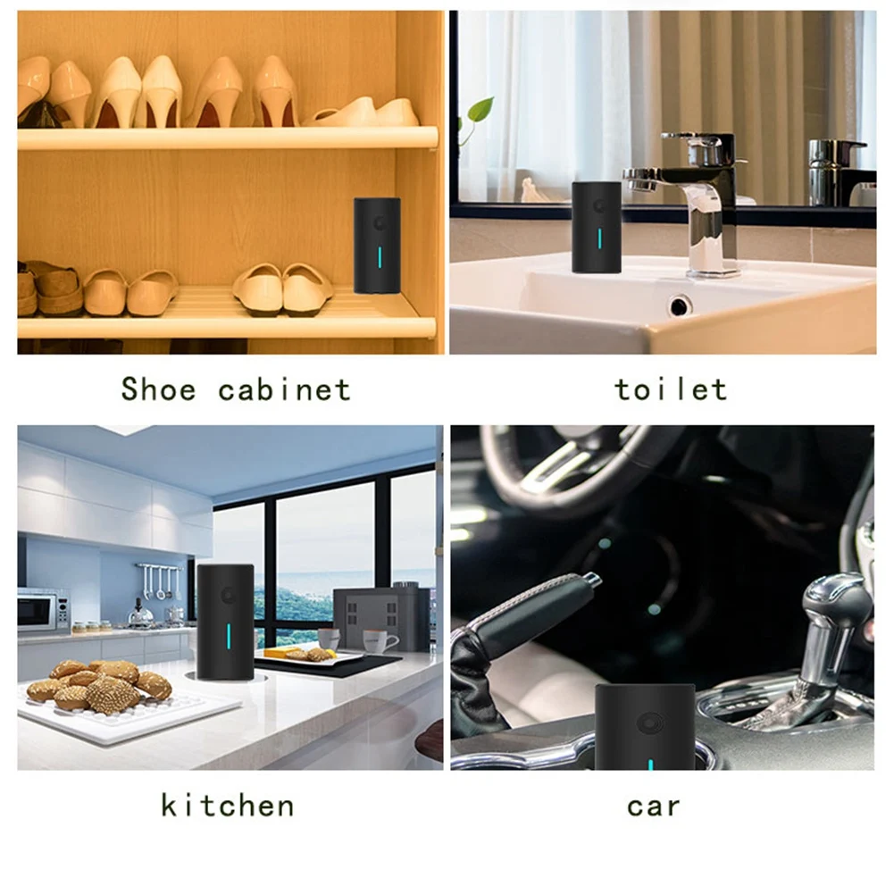 가정용 공기 청정기 휴대용 냉장고 공기 필터 데스크탑 스마트 자동차용 음이온 발생기 USB 충전식