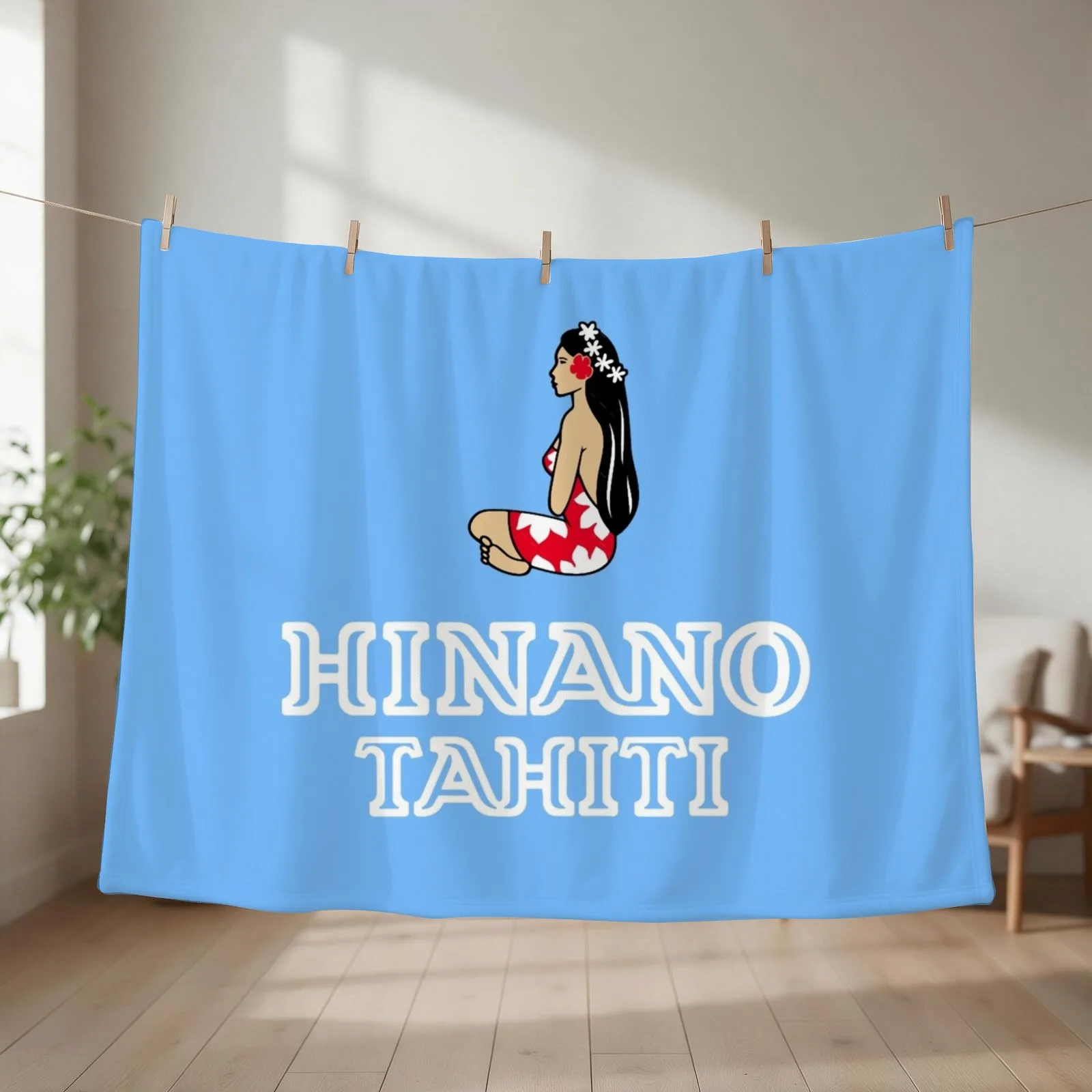 Our Classic Hinano Essential hinano tahiti Throw Blanket