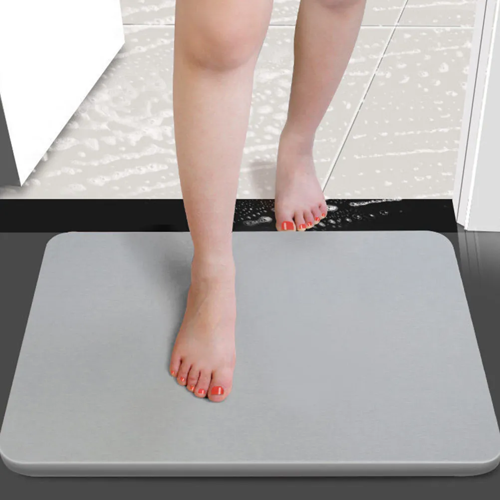 Premium Diatom Ooze Absorbent Anti-Skid Floor Mat for Bathroom Bedroom Living Room Door Entry High Water Absorption Non-Slip