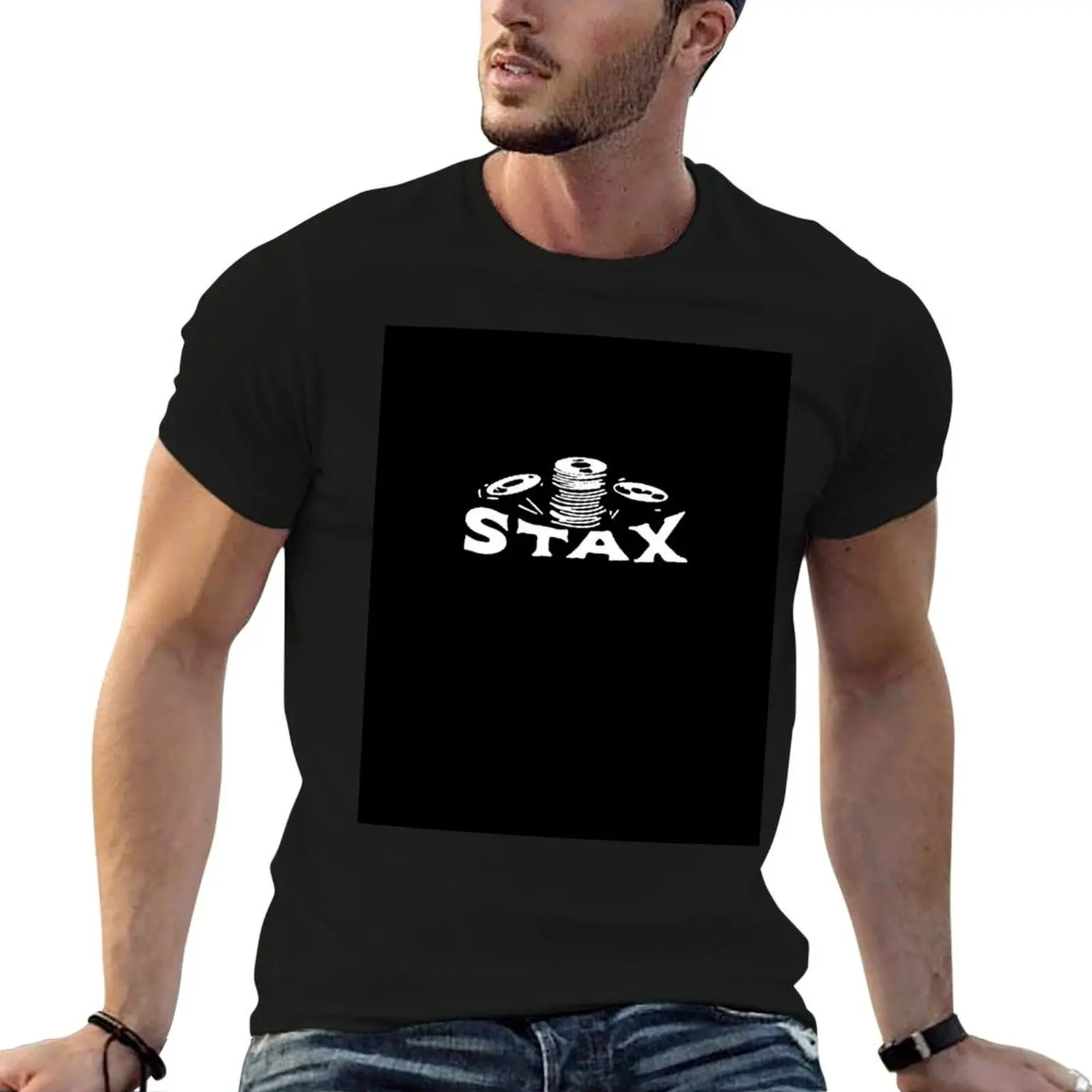 Camiseta Stax Records Trending, camisetas de anime para hombre, camisetas ajustadas para hombre, camisetas para hombre