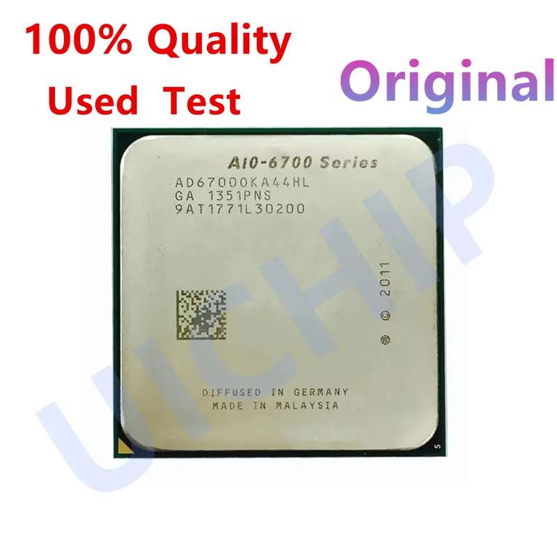 100% Original A10-6700k A10 6700 AD6700OKA44HL AD6700OKHLBOX 3.7 Ghz Quad Core 4M 65W Socket FM2 CPU processor