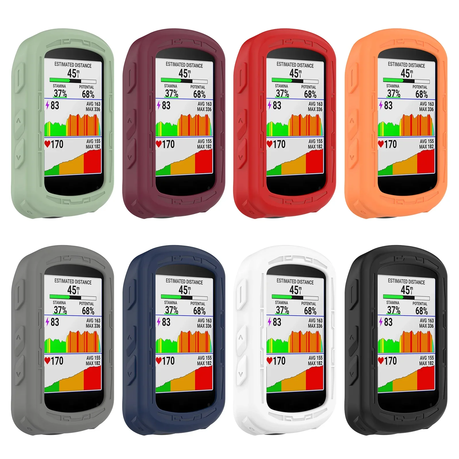 TPU Silicone Case+2Pcs Tempered Glass For Garmin Edge 840 540 GPS Stopwatch Protective Cover 540 Screen Protector Cover Bumper