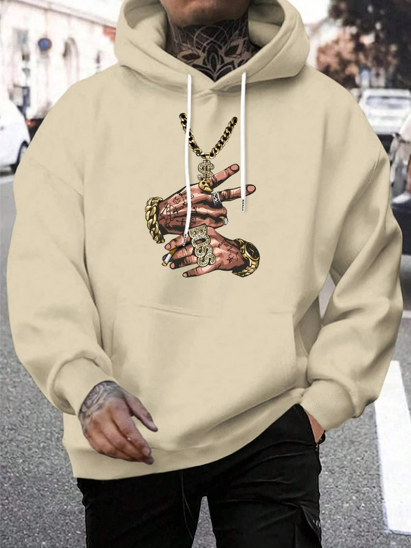 

Gangsta Boy Graphic Cotton Fleece Hoodie Unisex Men Women Hip Hop Luxury Sweatshirt Fashion Autumn Winter Hooded Pullover S-4XL