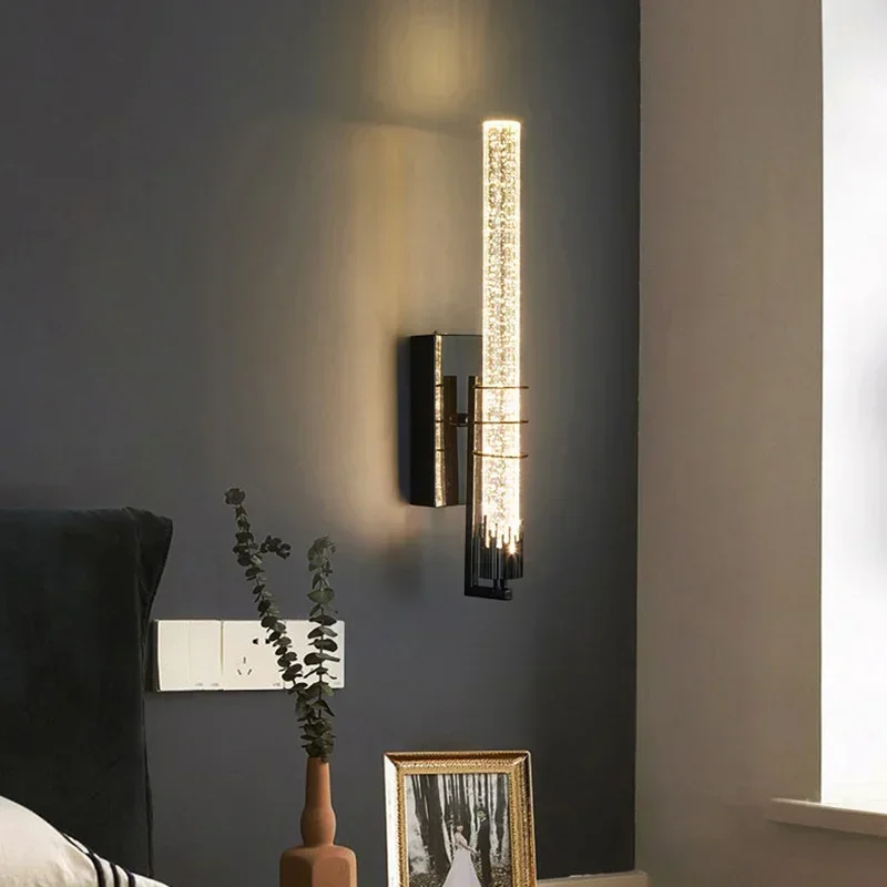 

Modern LED Wall Lights Home Decor Wall Sconces Lamp for Bedroom Bedside Living Room Nordic Indoor Lighting