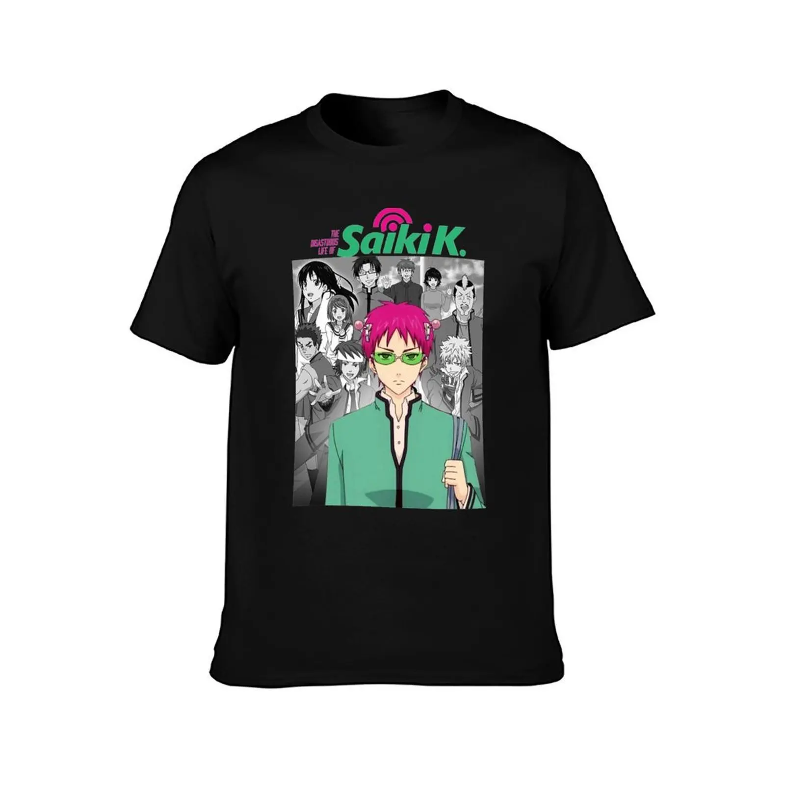 Saiki K Life T-Shirt Casual Work Wear T-Shirt