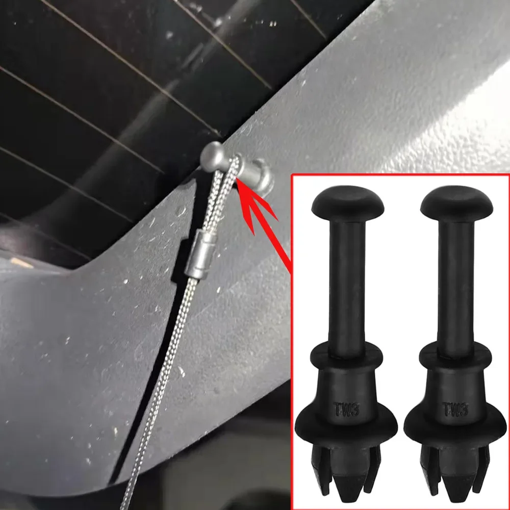 2Pcs Parcel Shelf String Clips Holder Pivot Hanger Boot Parcel Shelf Clips Pins For GOLF 5 Mk6 Tigaun 5N UP