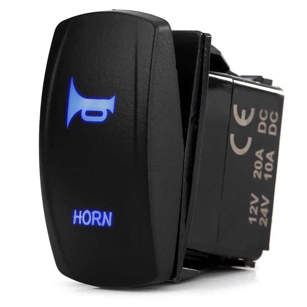 12V-24V Rocker Toggle Switch 3 Pin Waterproof Design On Off Rocker Switch On Off Function 3 Pin Rocker Switch For Car Caravan