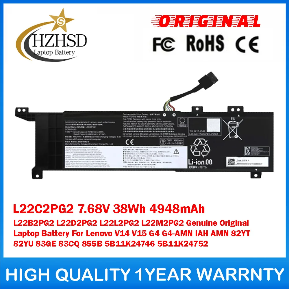 L22C2PG2 7.68V 38Wh…