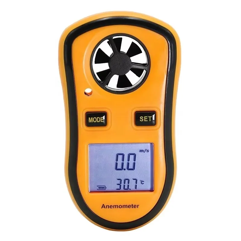 FF-30A Handheld Anemometer Wind Speed Meter Anemometer Anemometro 30m/s Temperature Tester -10 ~ 45C Wind Meter LCD Backlight