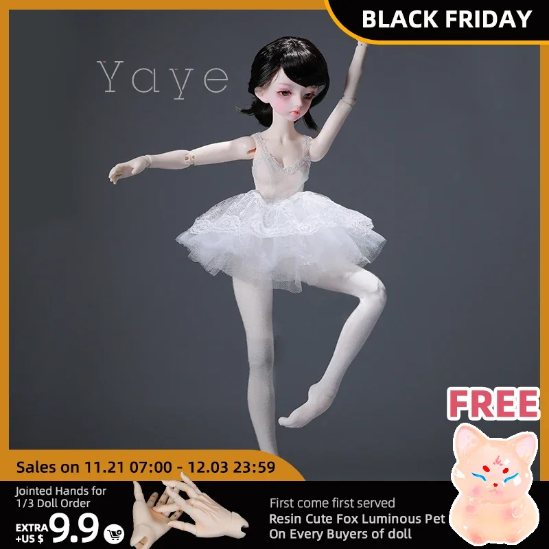 Yaye BJD Doll 1/4 Elegant Ballerina Fullset Delivery Ballet Feet Body Faceup High Quality Toys Resin Gifts Dolls