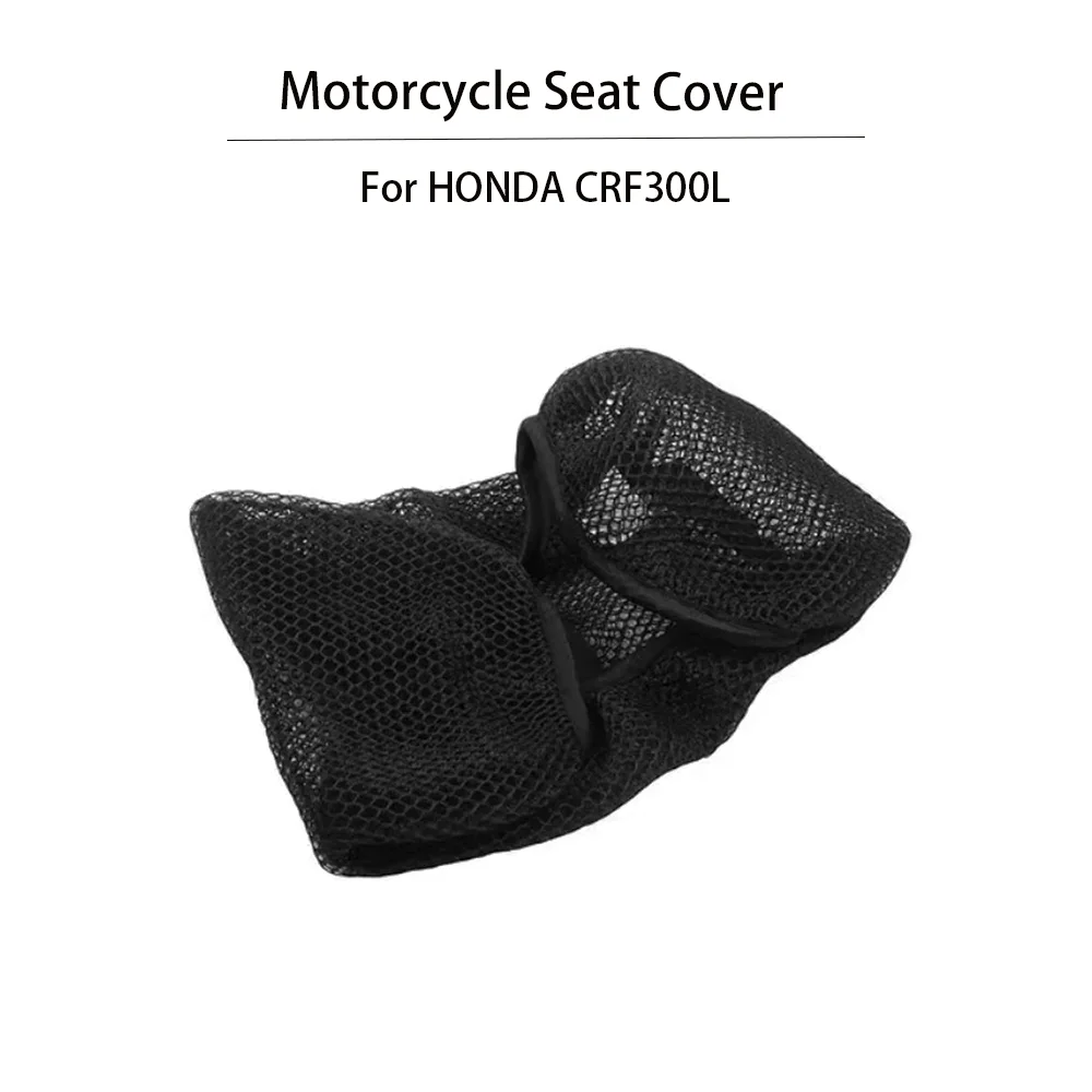 Motorcycle Seat Cover Protection Pad Case For HONDA CRF300L CRF 300L 2021 CRF300 L Protect Cushion 3D  Breathable Nylon Fabric