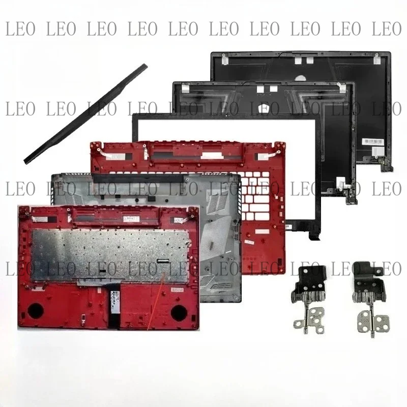 MY For with GE73 GE73VR RGB 8RF 8RE MS-17C1 17C3, LCD Screen Top Cover, Palm Rest, Bottom Base, Screen Hinge Bezel, Keyboard